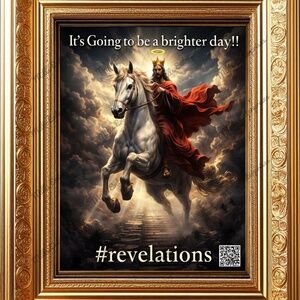 Framed Christian Art Divine Return of Christ on Horseback Revelations Prophecy
